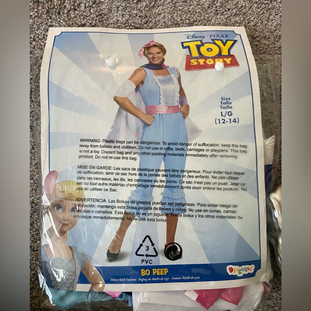Toy Story Bo Peep Costume Women’s Large